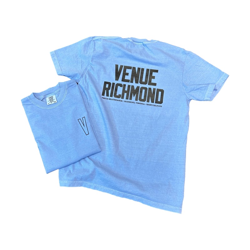 Venue “Venue Richmond” T-Shirt Washed Denim S