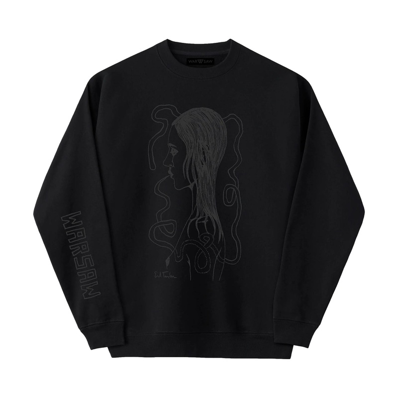 Warsaw Templeton Profile Crew Blk/Dk. Grey M