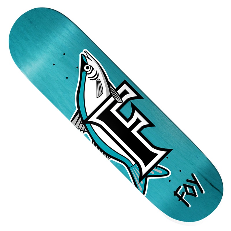 Deathwish Jamie Foy Slot Deck Blue 8.25 x 31.5 WB:14.25
