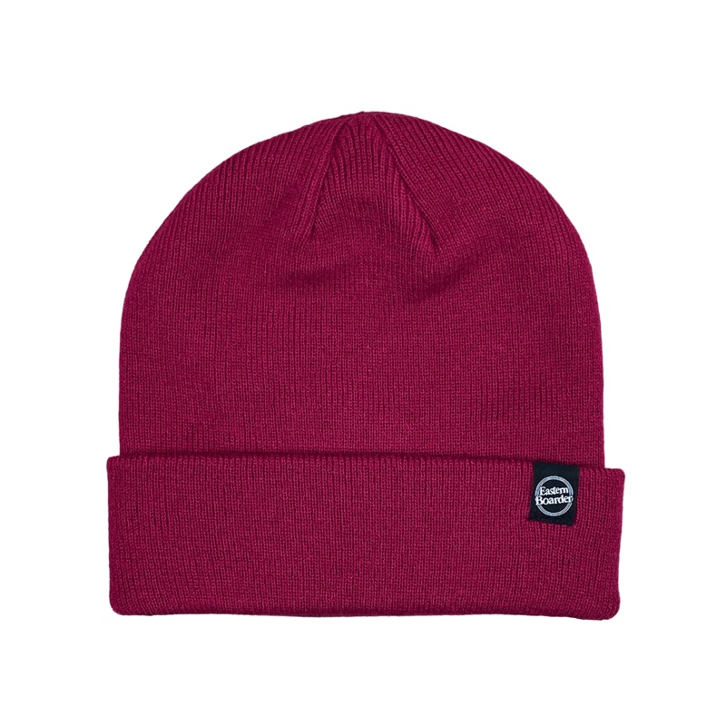 EasternBoarder Dot Logo Beanie Boysenberry