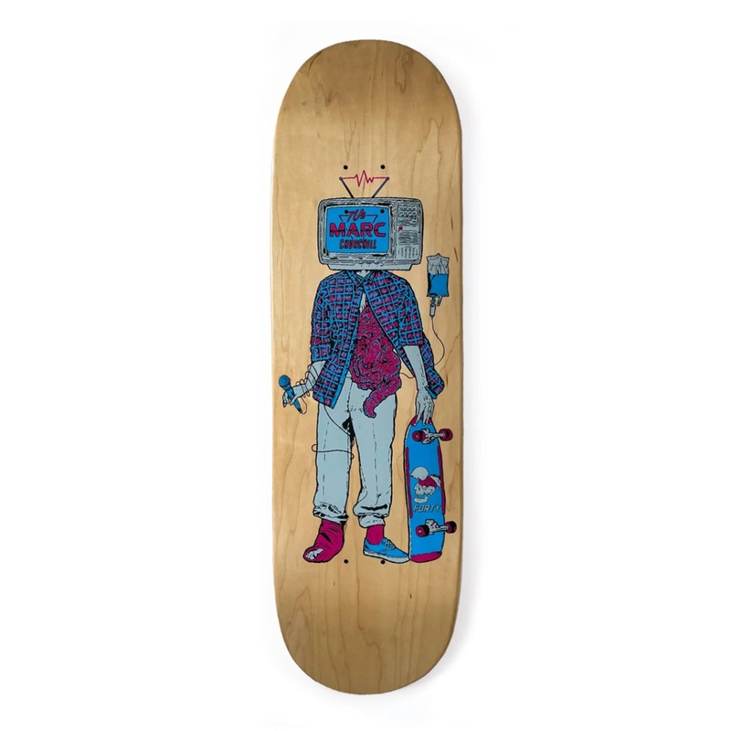 Forty Skateboards – 8.5 Marc Churchill Pro Deck – Natural 8.5″