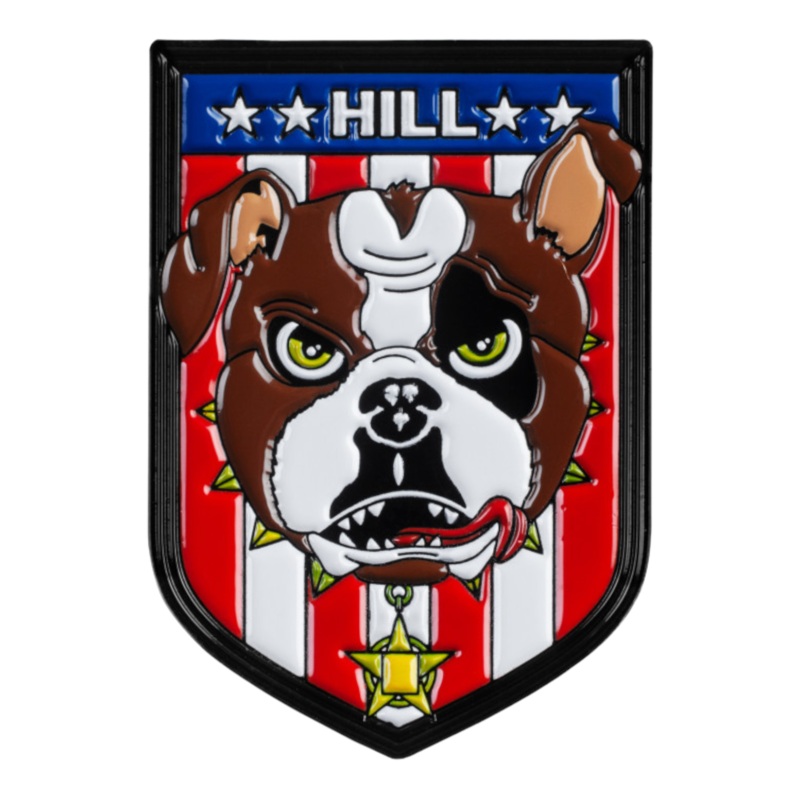 Powell Peralta Frankie Hill Bulldog Lapel Pin OS