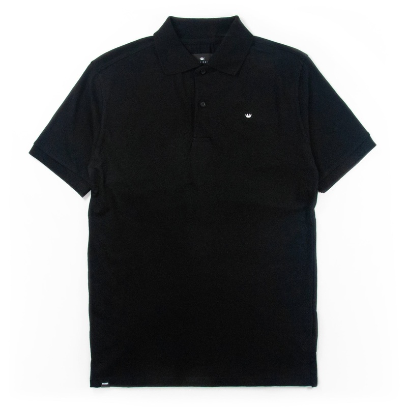 Prime Delux – Icon 2 Stretch Piqu Polo Shirt – Black S