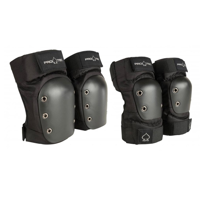 Pro-Tec Street Knee / Elbow Pad Set – Black Adult S