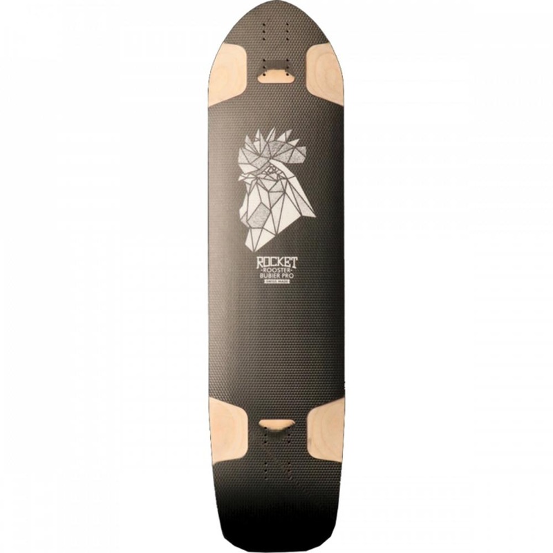 Rocket Rooster Bubier 39″ Downhill/Freeride Longboard Deck – 10th Year Series Deck