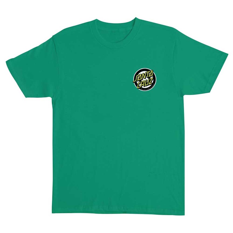 Roskopp Screaming Target Kelly Green Heavyweight Tee Mens Santa Cruz SM