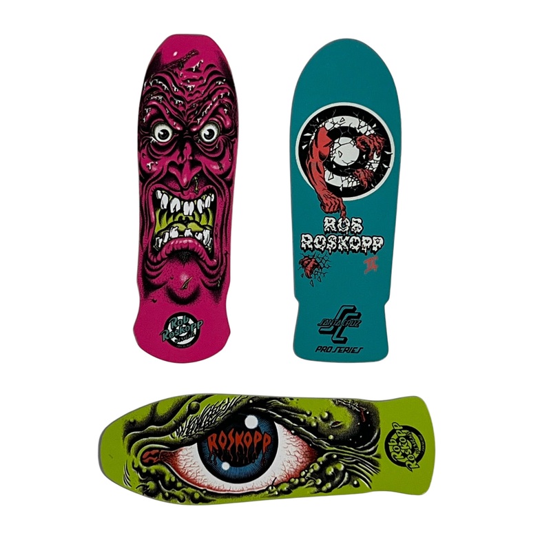 Santa Cruz Rob Roskopp Skateboard Magnet Set