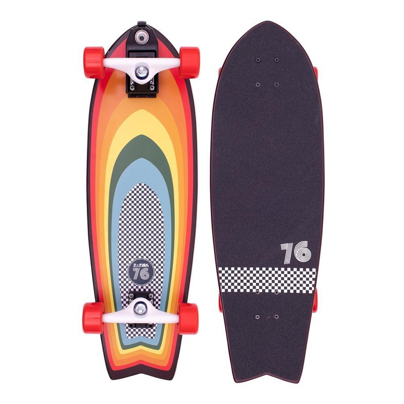 Z-Flex Surf-A-Gogo Fishtail 31″ Surfskate Cruiser Longboard