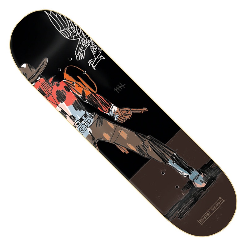 Zero Brandon Burleigh Urban Deck Black 8.5 x 32.3 WB:14.5