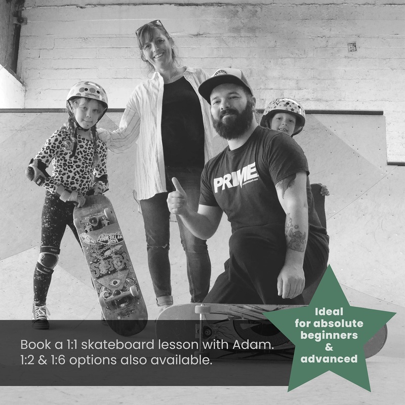 1:1 Skateboard Tuition with Adam 1:1 Tuition for one person 35