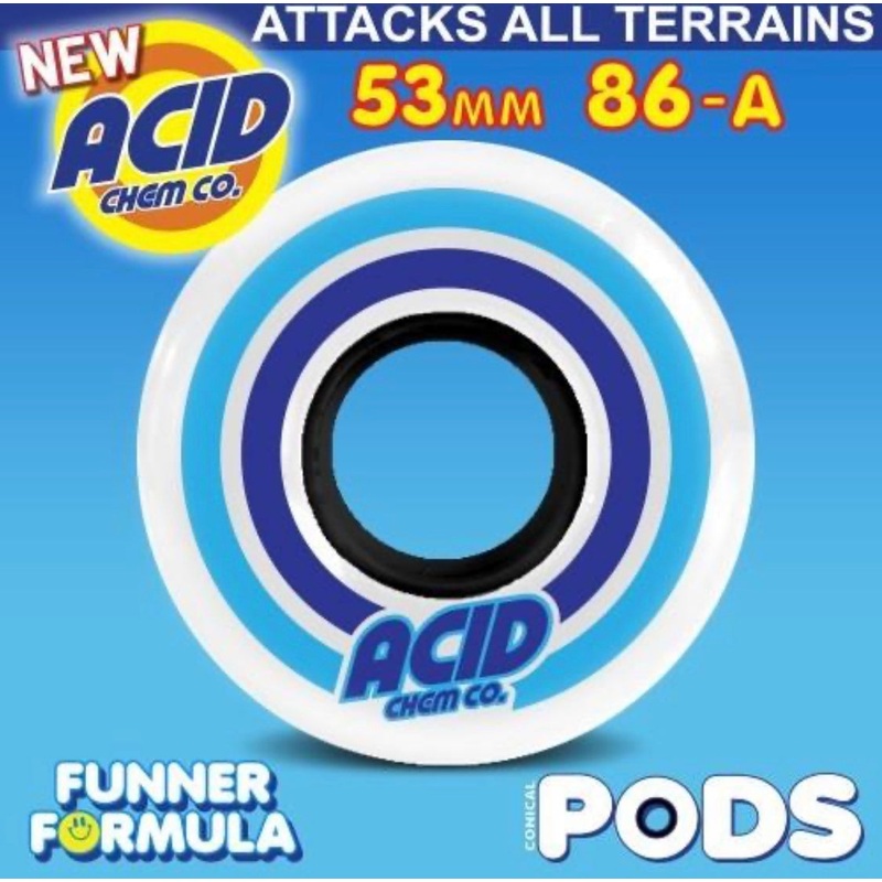 ACID CHECMICAL COMPANY PODS 53MM 86A 53mm