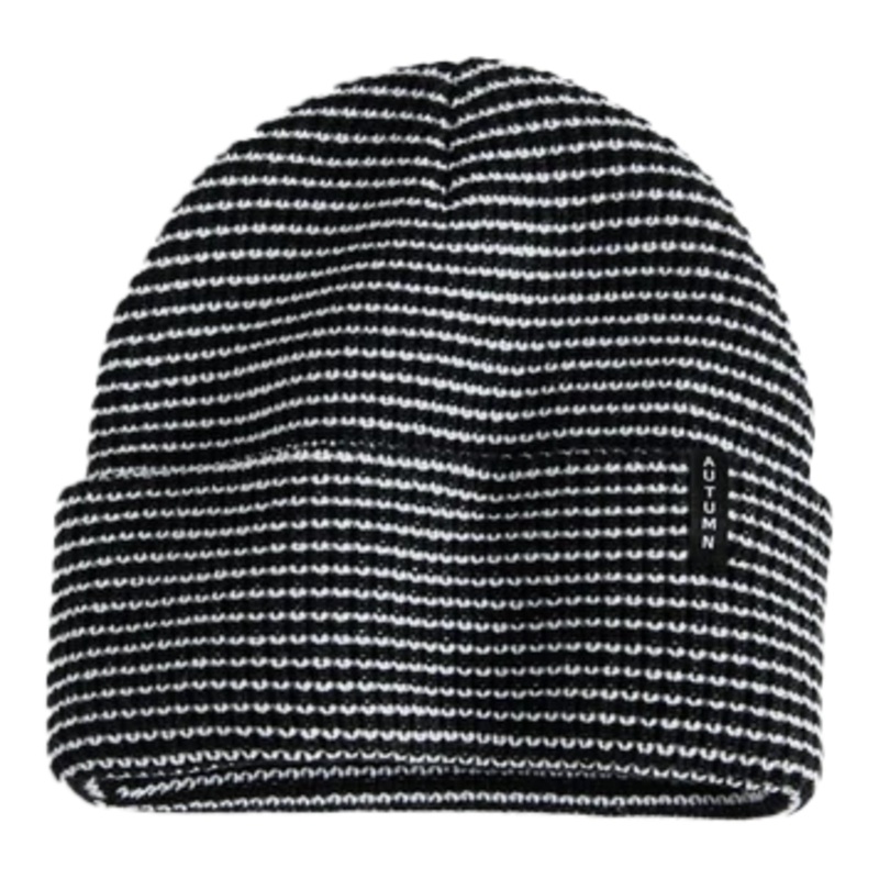 Autumn 2025 Select Stripe Beanie Black