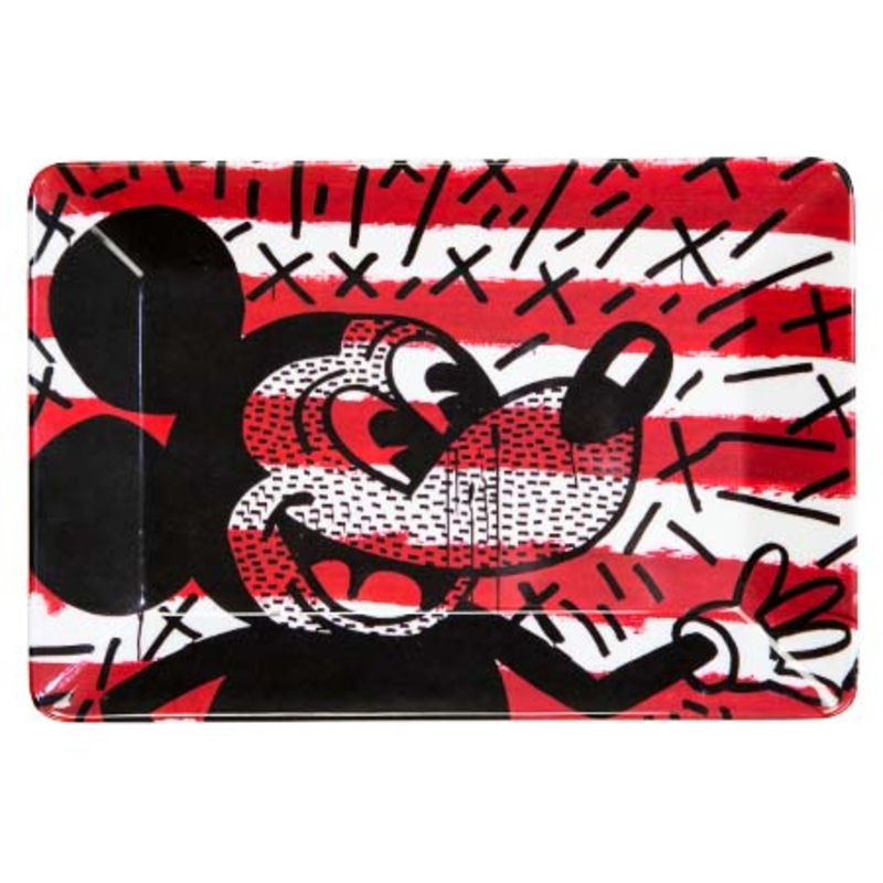 Diamond Disney Mickey Mouse x Keith Haring Red Stripes Key Tray Red/ White One size fits all