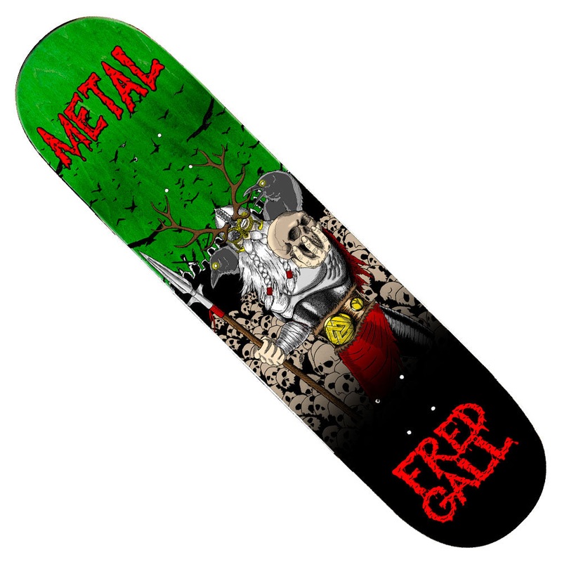 Fred Gall Odin 8.5 Metal Skateboards Deck