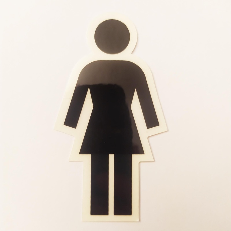 Girl Skateboards Sticker – Black