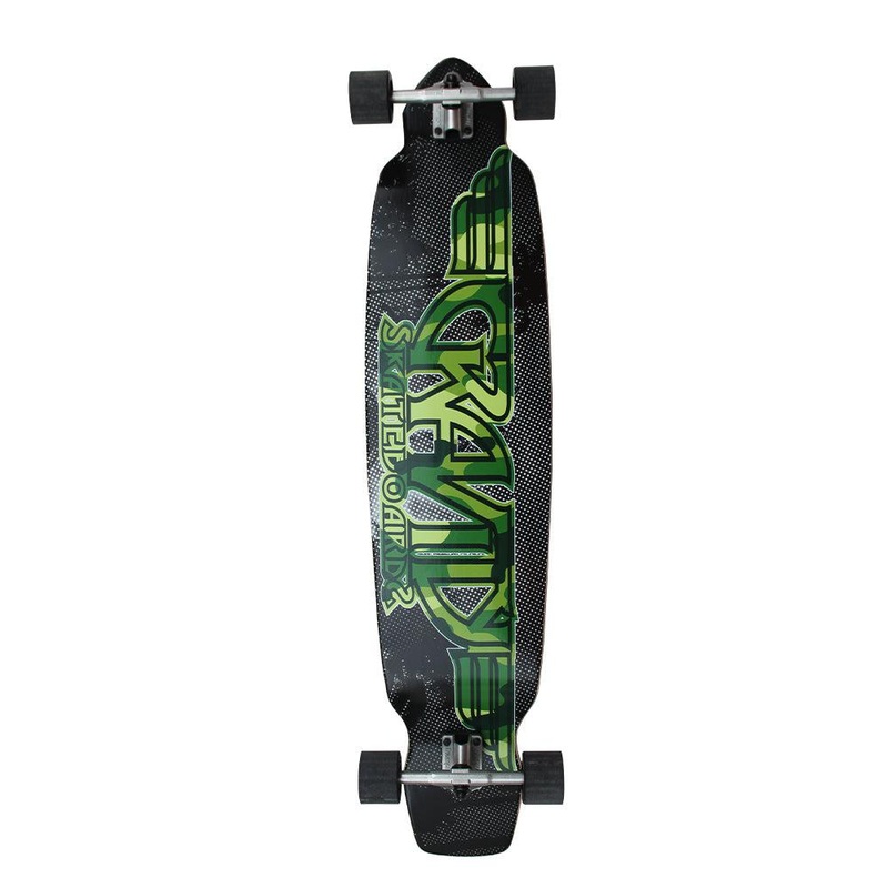 Gravity Pro Big Kick Wings Logo 45″ Double Drop Longboard Complete