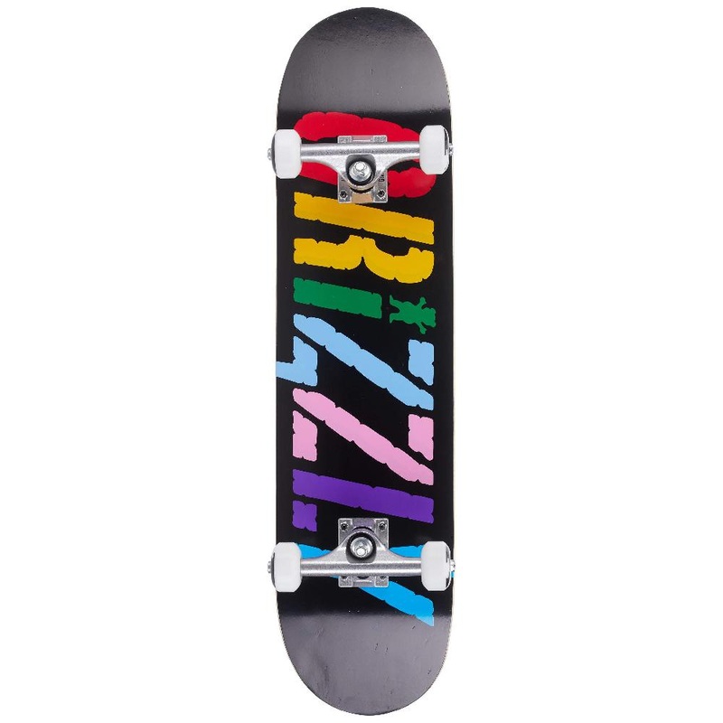 Grizzly Incite Black 7.5″ Complete Skateboard Complete
