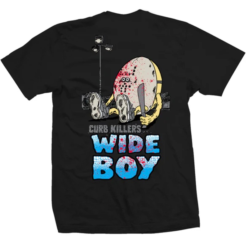 HEROIN SKATEBOARDS CURB KILLER WIDEBOY TEE M
