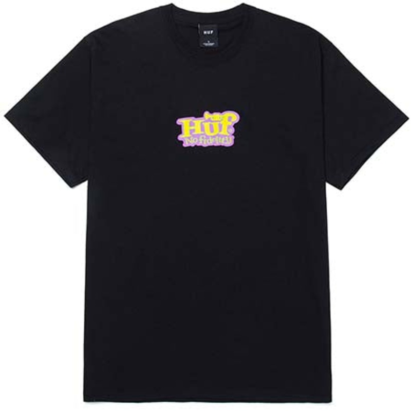HUF Jazzy T Shirt Black Extra Large