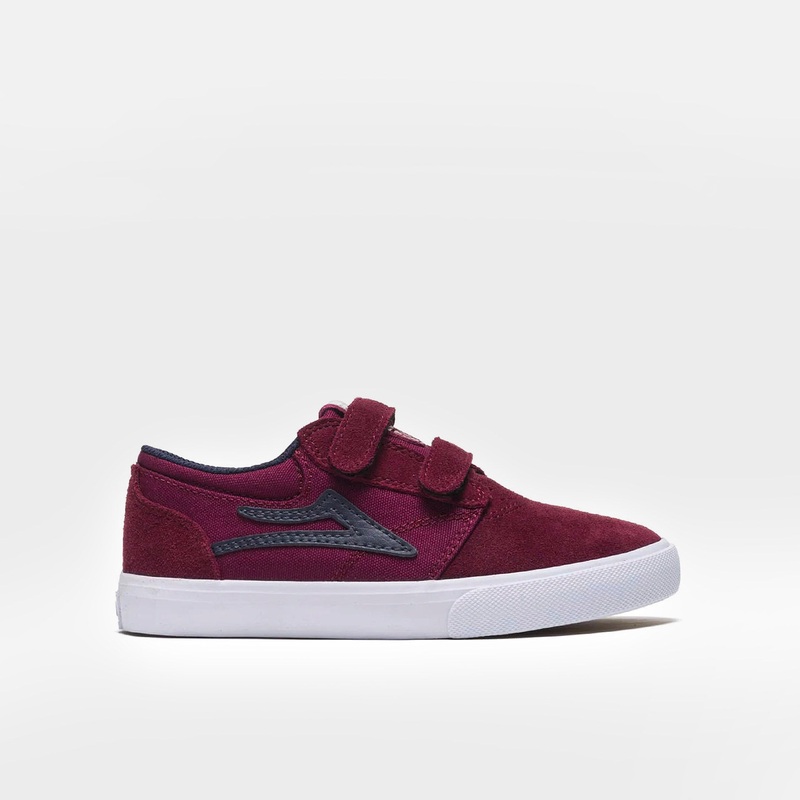 Lakai Griffin Kids Suede – Burgundy / Navy Youth UK 10