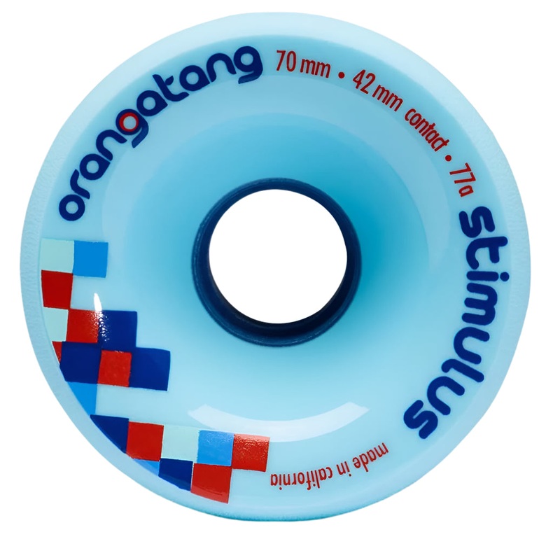 Orangatang Stimulus Wheels Blue 70MM 77A 70mm