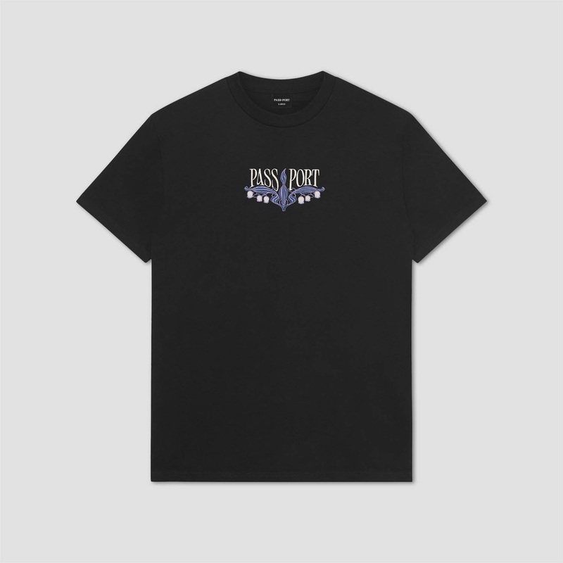PassPort Lily of The Valley T-Shirt Black Small