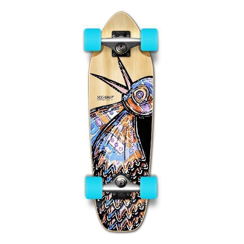 Punked Mini Cruiser Complete – The Bird Natural Complete