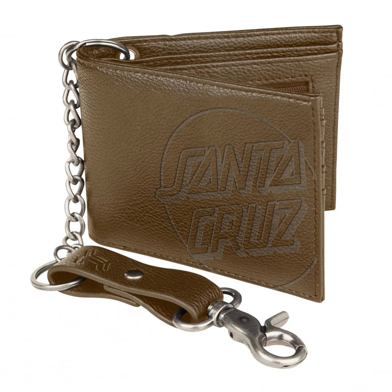 Santa Cruz Opus Dot Chain Wallet – Brown