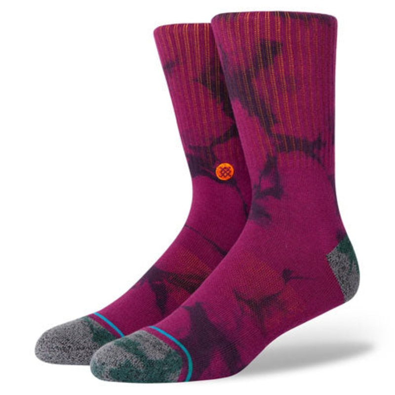 Stance Scarabeus Crew Socks Purple Large