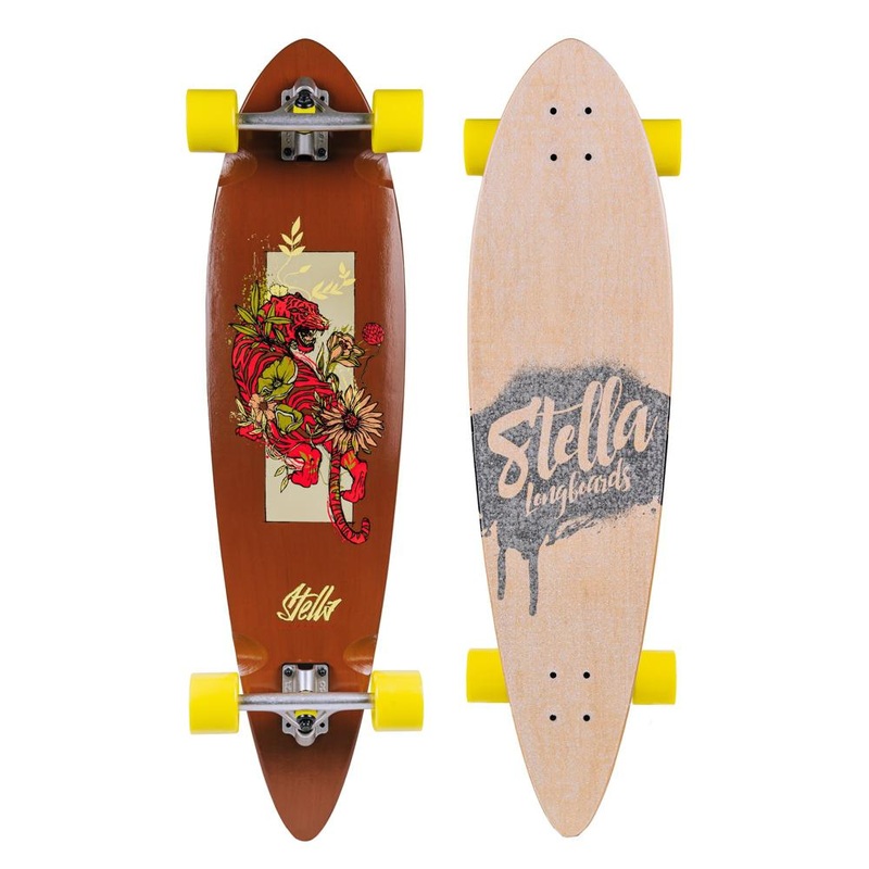Stella Tiger Blunt Nose 38 Pintail Longboard – Habitat Series Complete
