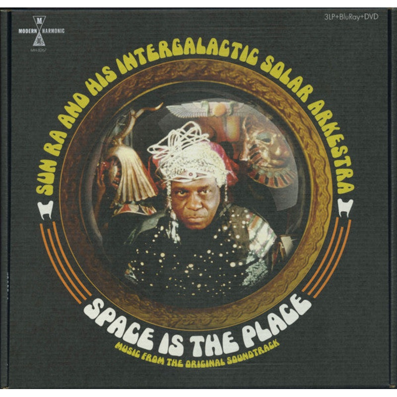 Sun Ra and His Intergalactic Solar Arkestra  Space Is The Place: Music From The Original Soundtrack Color 3x Vinyl LP Record + DVD/BluRay + Tote Bag Box Set
