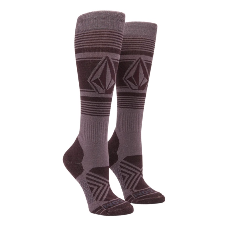 Volcom Women’s Stone Lines OTC Sock Lavender SM