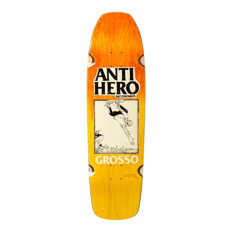 ANTIHERO SSD 2025 GROSSO FADE HANDPLANT SKATE DECK – 9.25 9.25