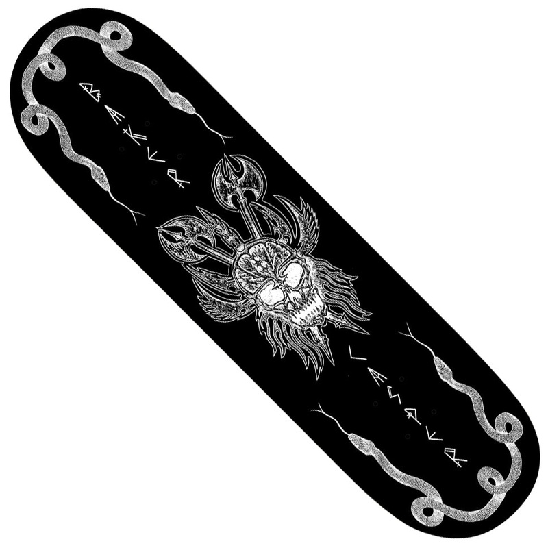Baker Casper Brooker Ruins Deck Black/ White 8.25 x 31.875 WB:14.25