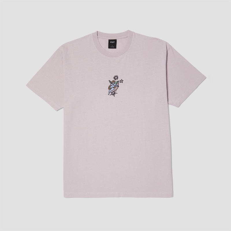 HUF Cupid Shortsleeve Washed T-Shirt Dust Purple Small