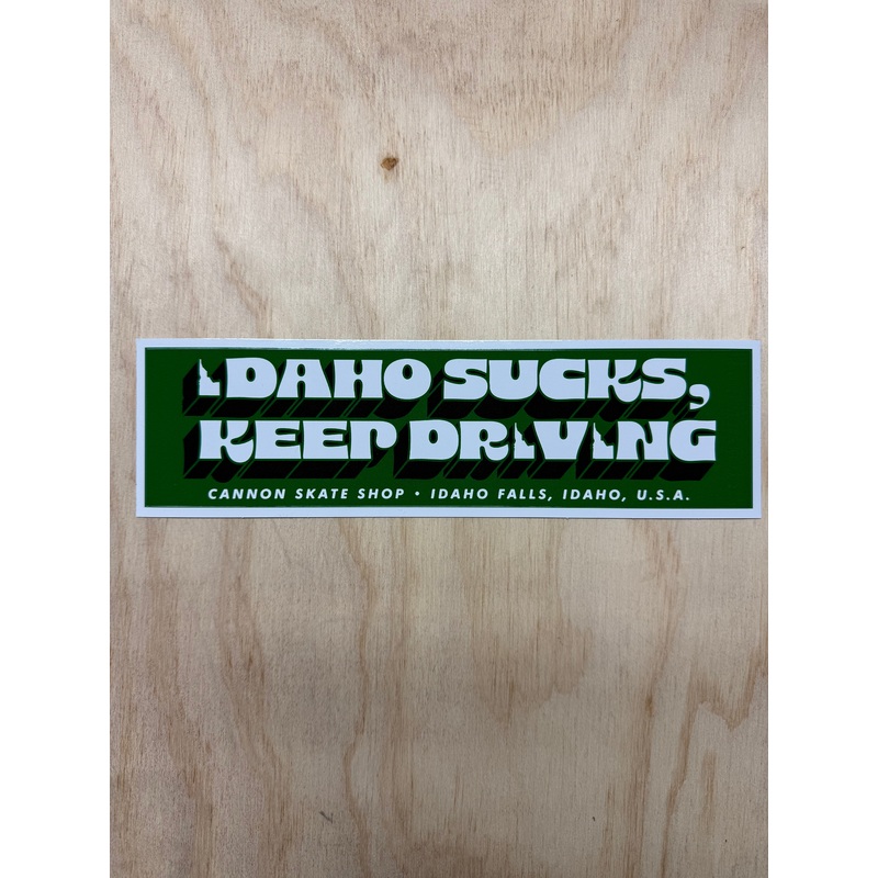 Keep Driving Bumper Sticker