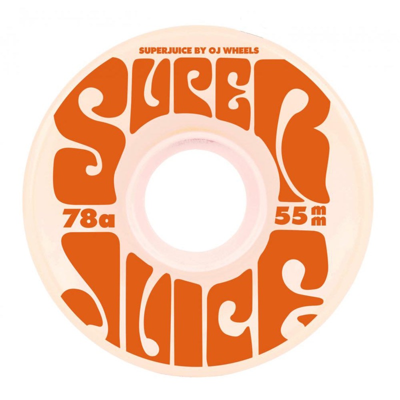 OJ – 55mm – 78a Mini Soft Super Juice Wheels – White 55mm