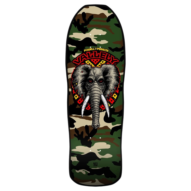 POWELL PERALTA MIKE V ELEPHANT CAMO RE ISSUE DECK