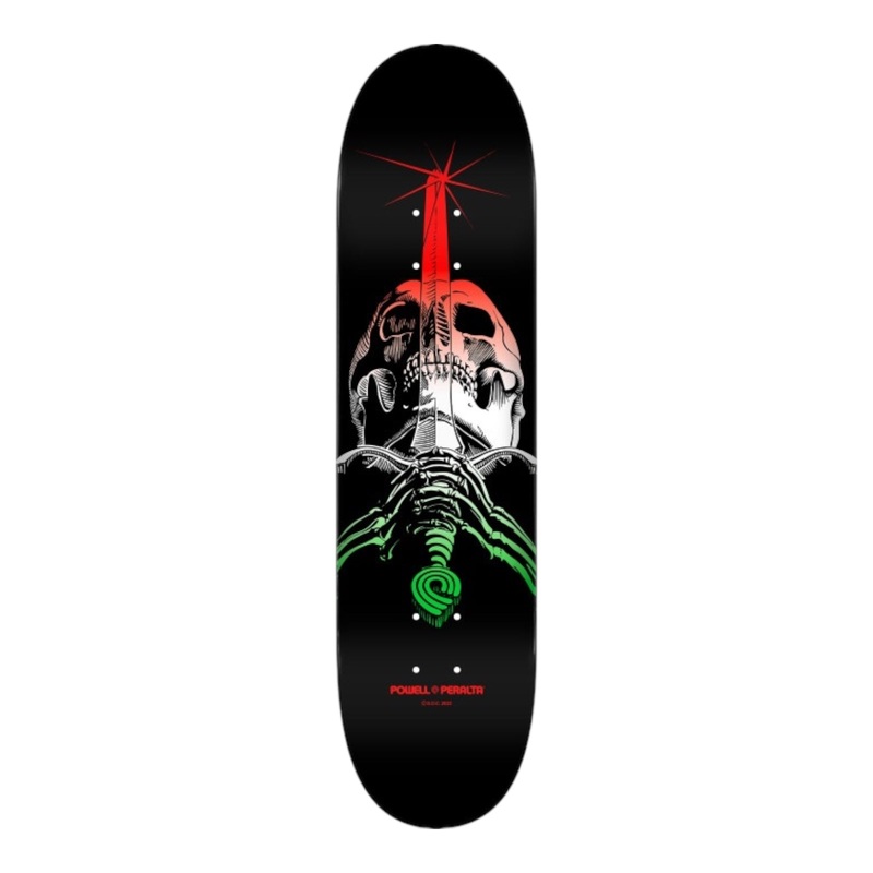 Powell Peralta Skull & Sword Skateboard Deck Green Fade – Shape 243 – 8.25 8.25
