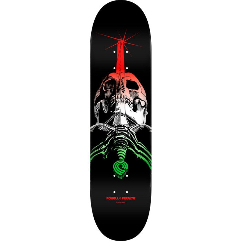Powell Peralta Skull & Sword Skateboard Deck Green Fade – Shape 243 – 8.25 x 31.95