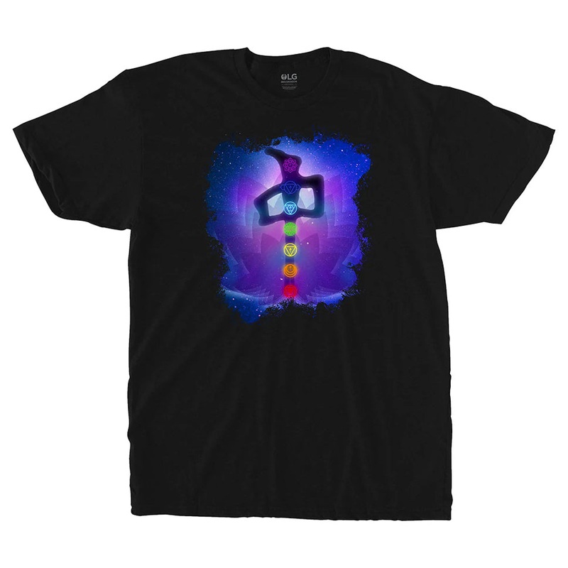 Red Dragon Chakra Chung T Shirt Black Medium