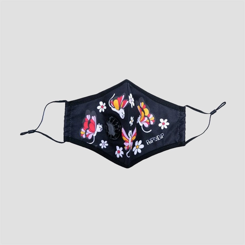 RIPNDIP Butterfly Ventilated Mask Black