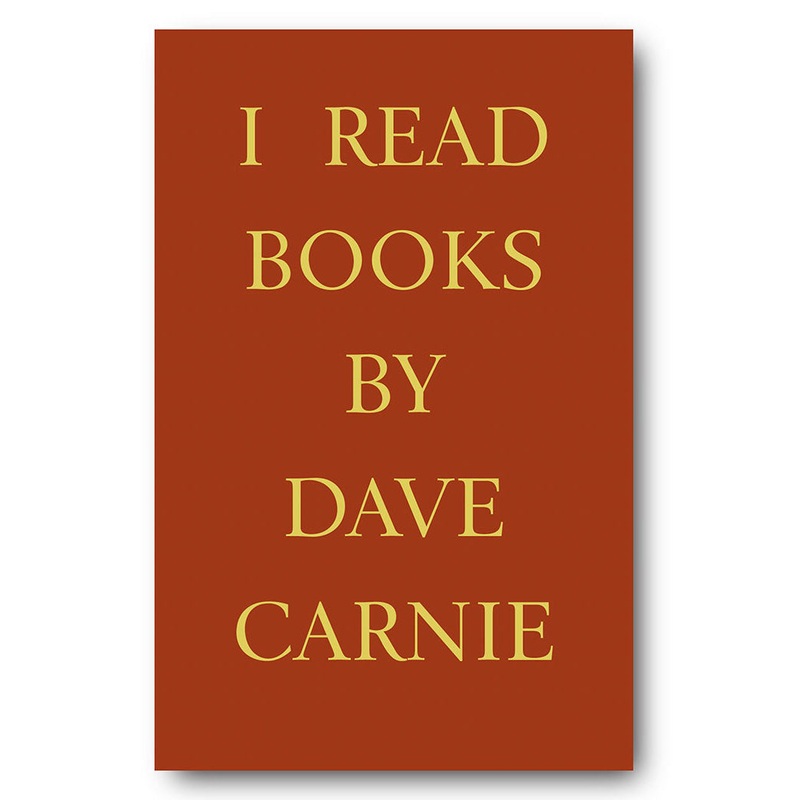 Strangelove Skateboards Dave Carnie – I Love Books – Zine – Bookmark