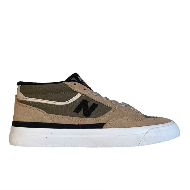 417 FFU Franky Villani New Balance Numeric Suede Shoes Tan Olive White Black 7