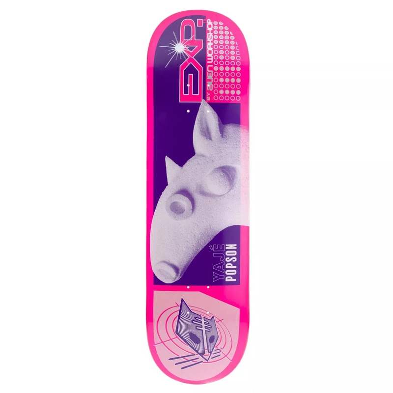 Alien Workshop Skateboard Deck EXP Series Yaje Popson Pink 8.5″ x 31.941″