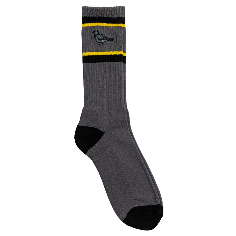 Anti-Hero Basic Pigeon embroidered Crew Socks Bronze/ Black One size fits all