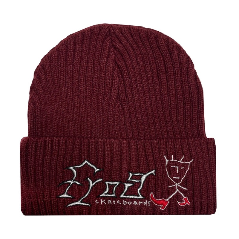 Frog Just Keep Walking Beanie Cardinal OS