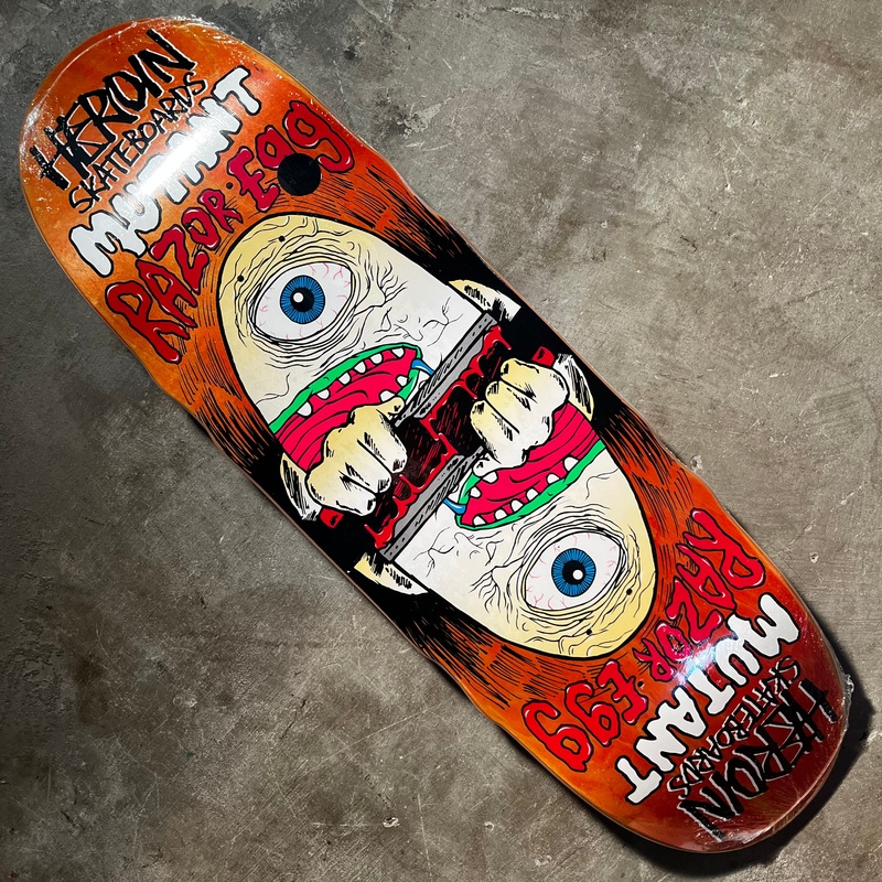 Heroin Skateboards – Mutant Razoregg Deck – 9.5″