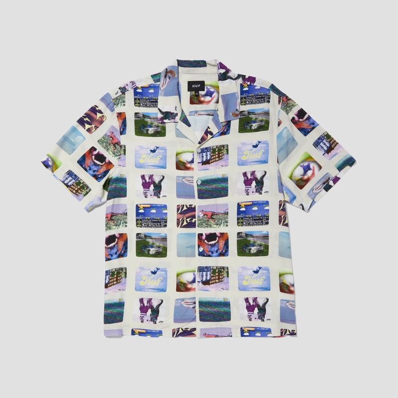 Huf 500 Channels Shortsleeve Resort Shirt Small