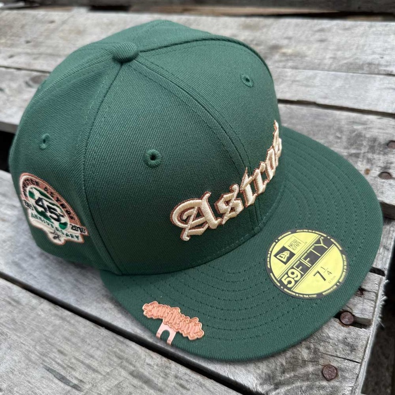 La Raza OE Forest 45th Houston Astros New Era Hat 5950 Fitted 6 7/8